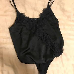 Abercrombie & Fitch Black Lace Cami Bodysuit - Size XS Almost new